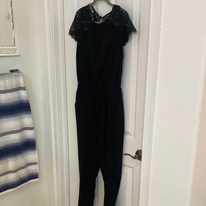 Elegant Black Lace Jumpsuit